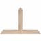 Ekena Millwork Portland Smooth Timber Gable Bracket, Douglas Fir, 36"W x 24"H x 3 1/2"D x 3 1/2"F, 16/12 Pitch GBW036X24X0404POR00SDF - alternate 1